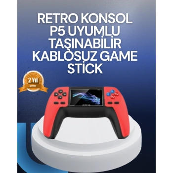 CEYLAN ADAM Tak Çalıştır Mini Retro GamePad | 520 Klasik Oyun