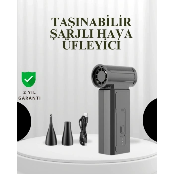 CEYLAN ADAM Taşınabilir Şarjlı Güçlü Hava Üfleme Aleti Çok Yönlü Kullanım