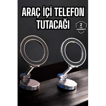 CEYLAN ADAM Telefon Tutucu Tüm Arabalara Uyumlu Araç İçi Katlanabilir Manyetik Tasarım