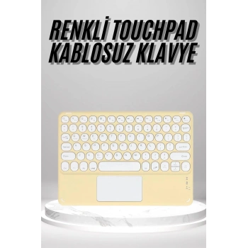 CEYLAN ADAM Touchpad Uyumlu Bluetooth Klavye Slim Kablosuz Wifi Q Klavye