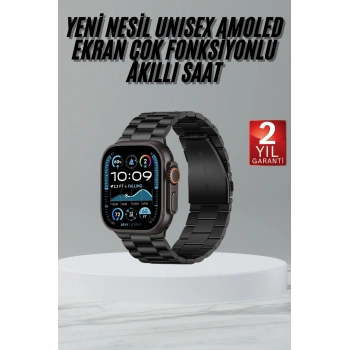 CEYLAN ADAM Ultra 3 Kordonlu Amoled Ekran Akıllı Saat Çok Fonksiyonlu Uyku ve Sağlık Takibi