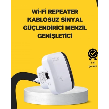CEYLAN ADAM Wireless-N WiFi Repeater 300 Mbps Sinyal Güçlendirici