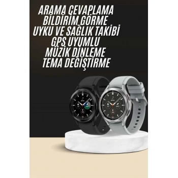 CEYLAN ADAM Yeni Nesil Akıllı Saat Çağrı Cevaplayabilen Plastik 47 Mm Uyumlu Kordon