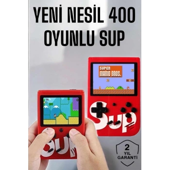 CEYLAN ADAM Yeni Nesil Çocuklara Özel SUP 400 Oyunlu Mini El Konsolu