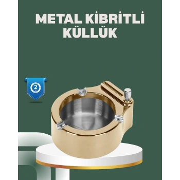 CEYLAN ADAM Yeniden Doldurulabilir Çakmaklı Küllük Dayanıklı Yapı