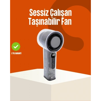 CEYLAN ADAM Yüksek Hızlı Şarjlı Fan | Kamp, Ofis ve Açık Hava İçin İdeal