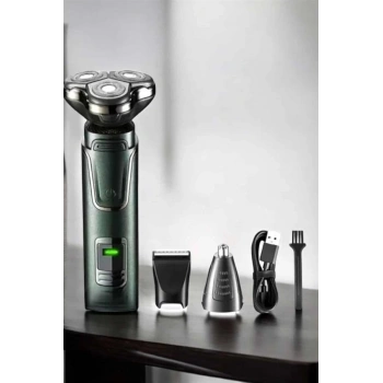 CEYLAN ADAM Yüksek Performanslı 3 Başlıklı Profesyonel Tıraş Makinesi