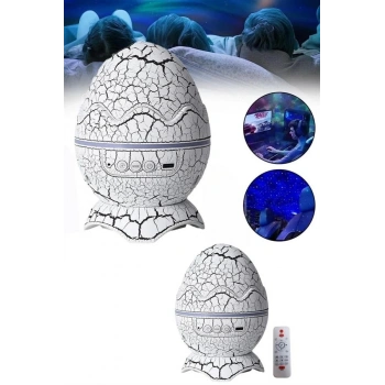 CEYLAN ADAM Yumurta Görünümlü Masa ve Gece Lambası Renk Değiştirebilen Projektör