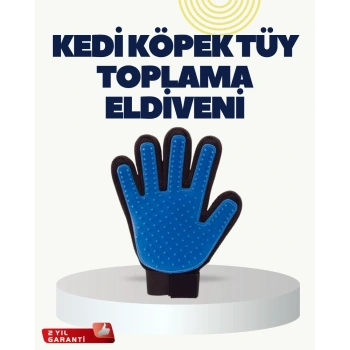 CEYLAN ADAM Yumuşak Silikonlu Kedi ve Köpek Tüy Toplama Eldiveni – Masaj Etkili Tüy Dökülme Önleyici