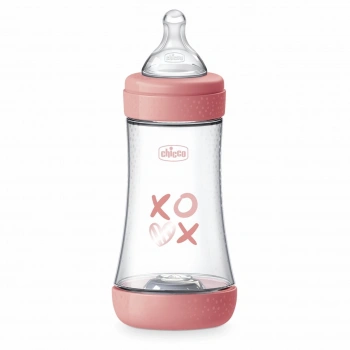 Chicco Perfect5 Antikolik PP Biberon 240 ml - Pembe