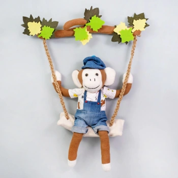 Comfymax Pupayart Çocuk Odası Duvar Süsü - Maymun