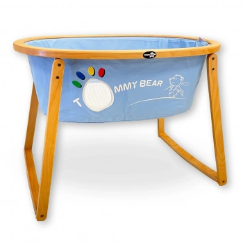 Comfymax Sallanır Ahşap Bebek Beşiği 101x67cm