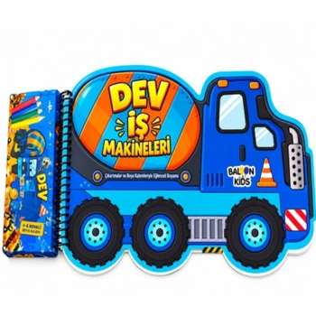 Dev İş Makineleri - Çıkartmalı Ve Boya Kalemi Hediyeli