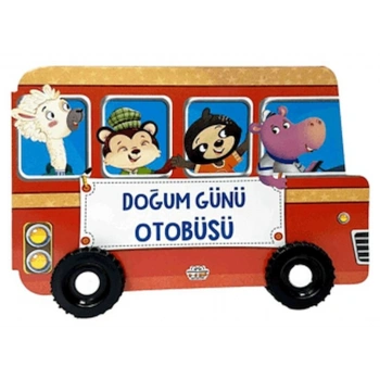 Doğum Günü Otobüsü Tekerlekli Kitaplar