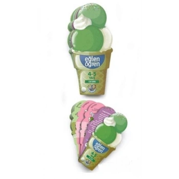 Eğlen Öğren Ice Cream - 120 Soru (4-5 Yaş)