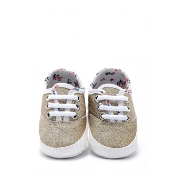 First Step Simli Patik - Gold 3-7 Ay / No.17