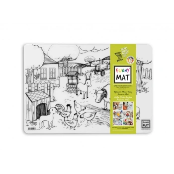Funny Mat Çiftlik Hayatı & Derin Deniz 25X35Cm 2Li Paket