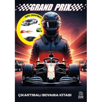 Grand Prix Çıkartmalı Boyama Kitabı