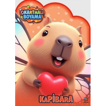 Kapibara Zamanı - Çıkartmalı Boyama Kitabı