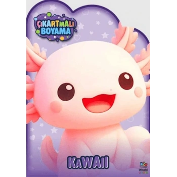 Kawaii Zamanı - Çıkartmalı Boyama Kitabı