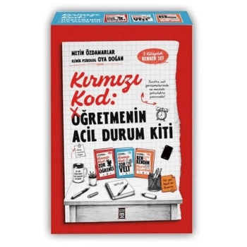 Kırmızı Kod: Öğretmenin Acil Durum Kiti (Set – 3 Kitap)