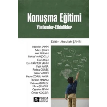 Konuşma Eğitimi Yöntemler-Etkinlikler