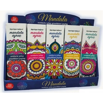 Mandala Ayraç - 30 Adetli Stand