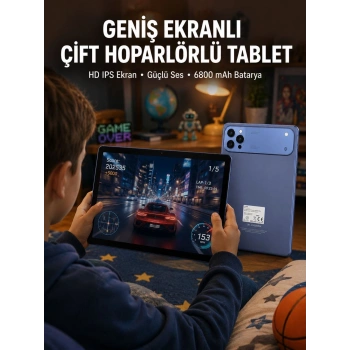 Mey İthalat® 10.1 İnç Tablet 6800 mAh Batarya Çift Hoparlörlü Yeni Nesil