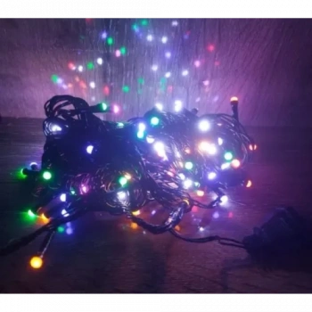 Mey İthalat® 10m 100 Led Damla Uçlu Gün Işığı Siyah Kablo