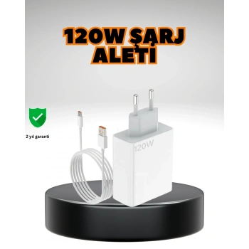 Mey İthalat® 120 Watt Ultra Hızlı Şarj Seti Realme 7 8 9 Pro Uyumlu