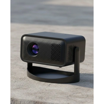 Mey İthalat® 150 İnç Geniş Ekran Projeksiyon Cihazı WiFi Bluetooth LED Görüntü