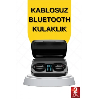 Mey İthalat® 2025 Yeni Model Bluetooth Kulaklık Stereo TWS Kulaklık 5.0 Bluetooth Yüksek Ses Kaliteli
