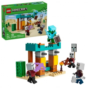 Mey İthalat® 21267   Minecraft The Illager Çöl Devriyesi 105 parça +7 yaş