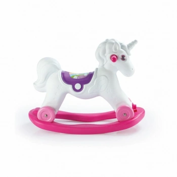 Mey İthalat® 2509 Tekerlekli Unicorn Sallanan At -Dolu