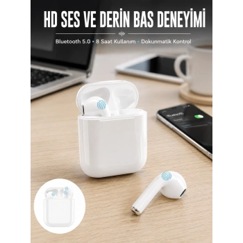 Mey İthalat® 2.Nesil TWS Bluetooth Kulaklık Yüksek Ses Kaliteli Yeni Nesil