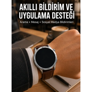 Mey İthalat® 3 Kordonlu Bluetooth Görüşme Özellikli Akıllı Saat Seti