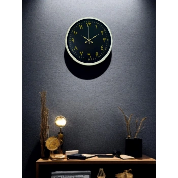 Mey İthalat® 36 Cm Arapça Rakamlı Duvar Saati