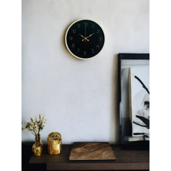 Mey İthalat® 36 Cm Standart Krem Duvar Saati