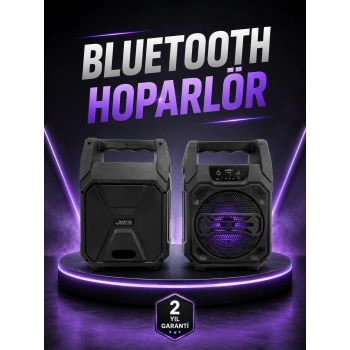 Mey İthalat® 6.5 İnç Kablosuz Hoparlör Bluetooth Bağlantılı Yüksek Ses