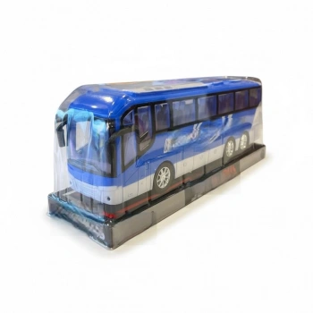Mey İthalat® 828-A2  SÜRTMELİ  OYUNCAK OTOBÜS -PSF
