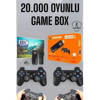 Mey İthalat® 8K Premium 20.000 Oyunlu Gamebox TV Uyumlu