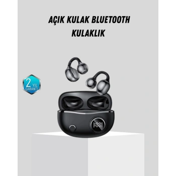 Mey İthalat® Açık Kulak Bluetooth Kulaklık 5.4 APTX Destekli Ergonomik Tasarım