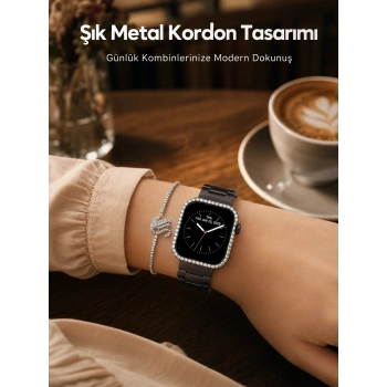Mey İthalat® Akıllı Saat Kullanımı İçin Pratik Aksesuar ve Kordon Seti Yeni Nesil
