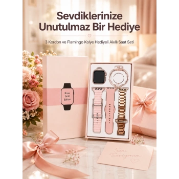 Mey İthalat® Akıllı Saat Sesli Görüşme Bildirim Görme Uyku ve Sağlık Takibi