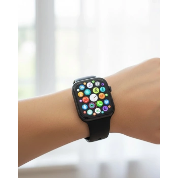 Mey İthalat® Akıllı Saat Yeni Nesil Android ve İOS Uyumlu Titreşim Modlu Alarm Kronometre