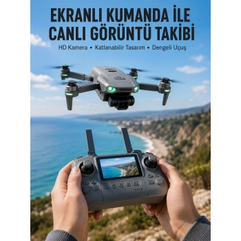 Mey İthalat® Akıllı Sensörlü Drone Canlı Görüntü Aktarımlı