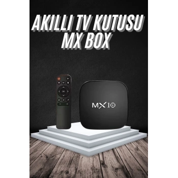 Mey İthalat® Akıllı TV kutusu Mx Box Android 7.1 TV kutusu 2.4G Wifi
