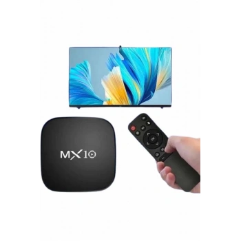 Mey İthalat® Akıllı TV kutusu Mx Box Android 7.1 TV kutusu 2.4G Wifi
