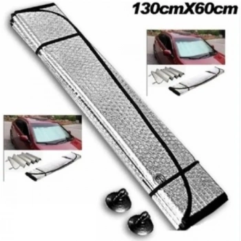 Mey İthalat® Araba Ön Cam Güneşliği 130*60 cm Parlak