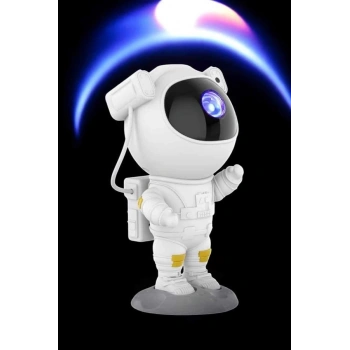Mey İthalat® Astronot Görünümlü Projeksiyon Speaker Taşınabilir